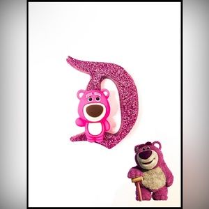 Disney Retro D Glitter Lotso Brooch